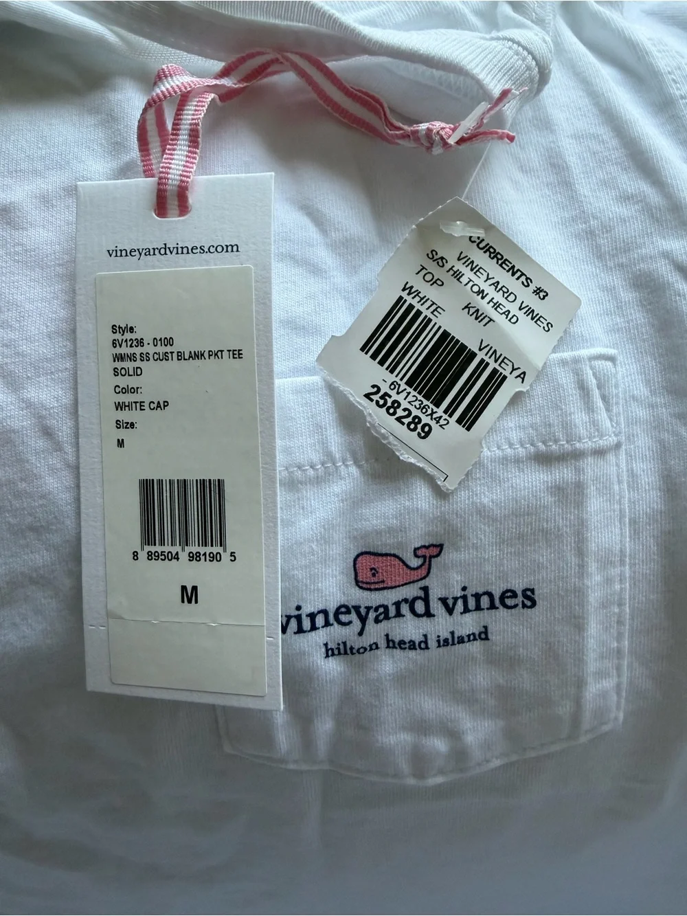 NWT Vineyard Vines Hilton Head Pocket Tee